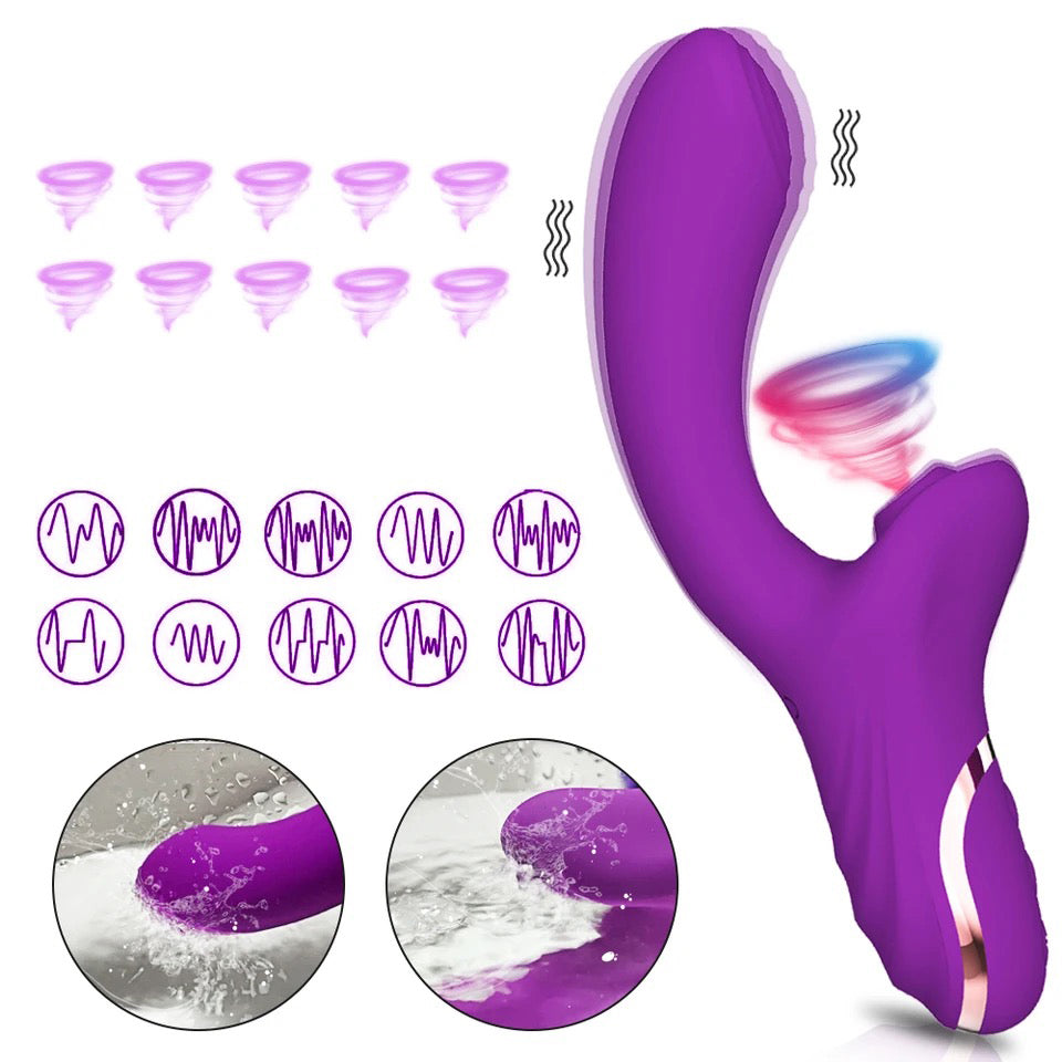 [#05] Vibrador sugador de clitorís por vácuo